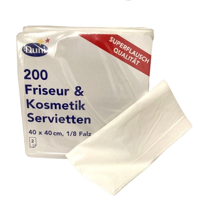 Duni Servietten weiss 40x40cm 200 Stück