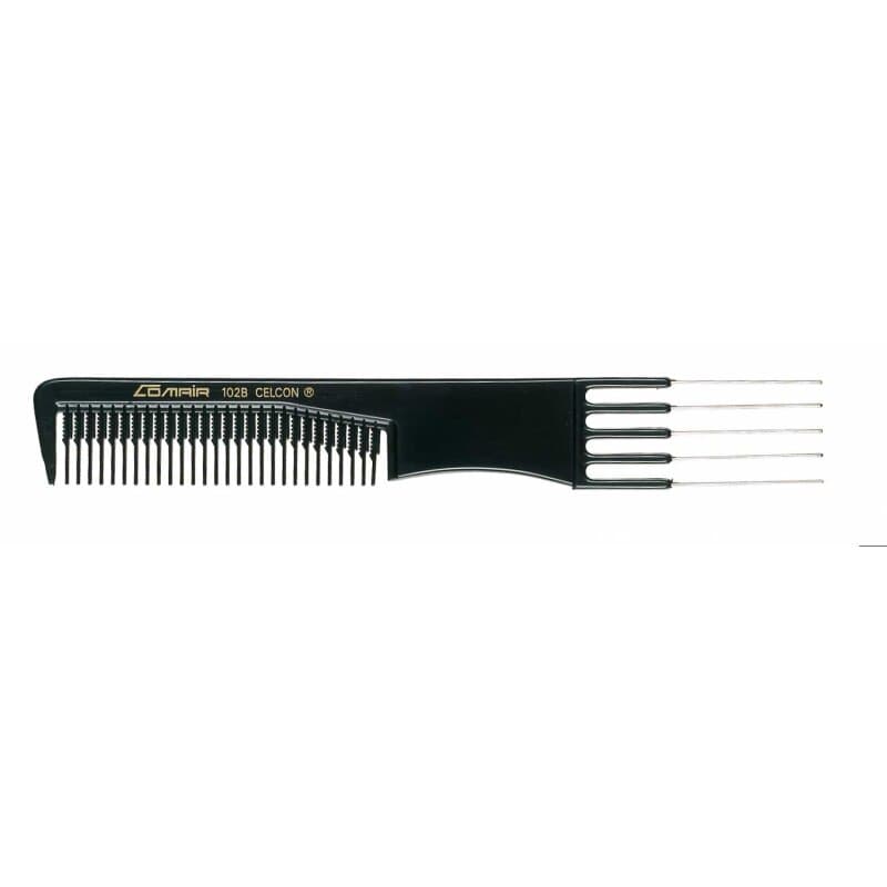 Comair Black Profi-Line 102 Toupier-Gabelkamm