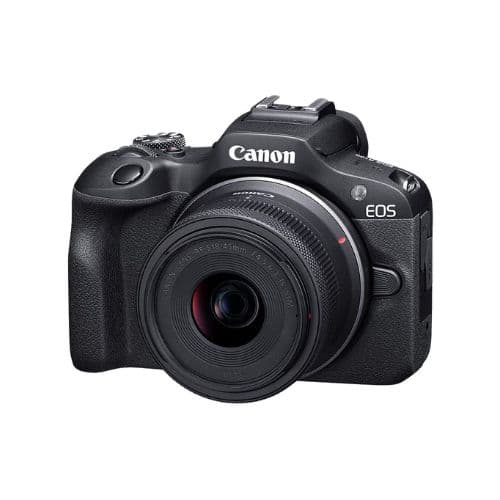 Canon EOS R100 Mirrorless Camera with RF-S 18-45mm F4.5-6.3 IS STM Lens
