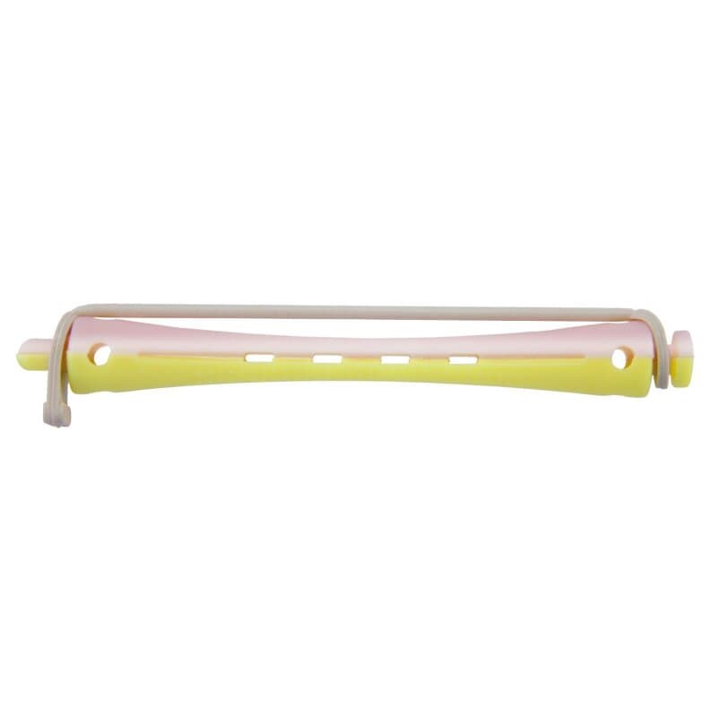 Comair Kaltwellwickler gelb/rosa 8 mm 12 Stück 95 mm
