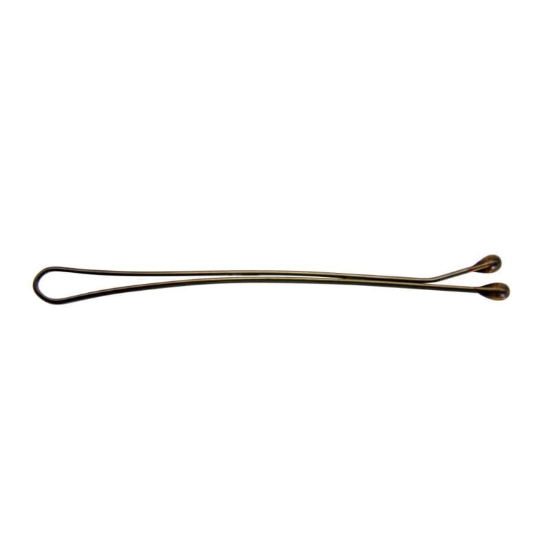 Comair Klassik Haarklemmen braun ca. 5 cm 24 Stück