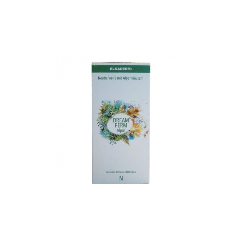 Elkaderm Dream Perm Alpin N schwer wellbares Naturhaar DW Set Well Lotion 80 ml + Fixierung 100 ml