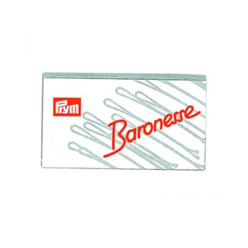 Baronesse Klemmen 10x12 Stück 6,5cm schwarz BA