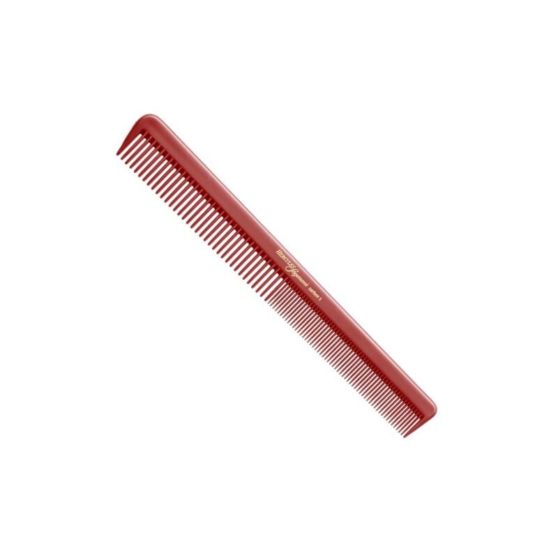 Hercules Sägemann C6 rot Haarschneidekamm 7"