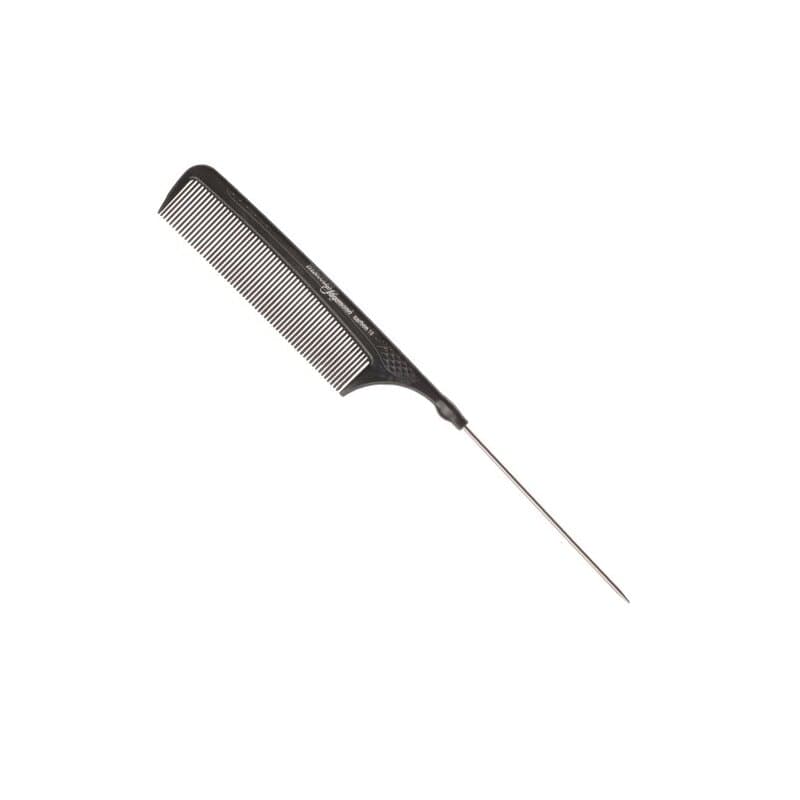 Hercules Sägemann Carbon C18 anthrazit Nadelstielkamm 8,75"