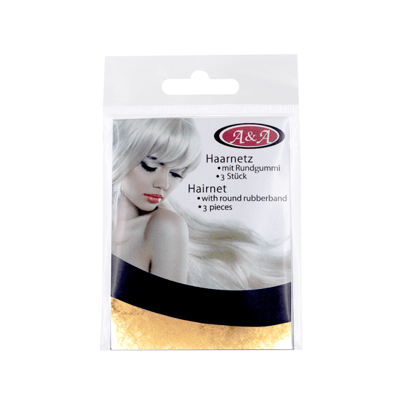 A&A Haarnetz dünn mittelblond 3 Stück