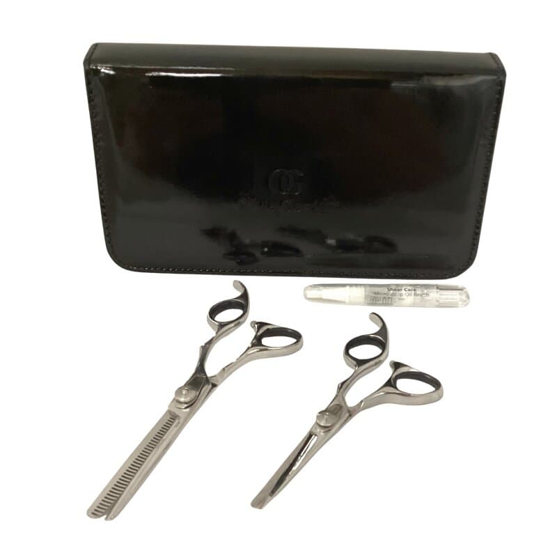 Olivia Garden Silkcut 2er Set HS 5,0" + Effilierschere