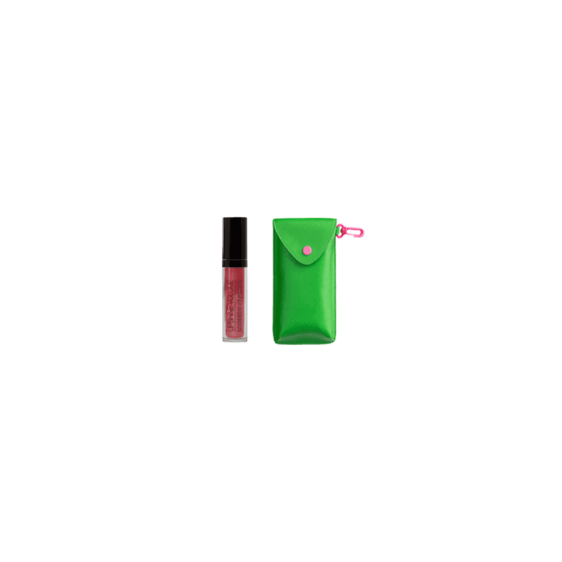 Nouba Pump Up Lips Set (Green Cell Phone Case + Lipshine Volume)