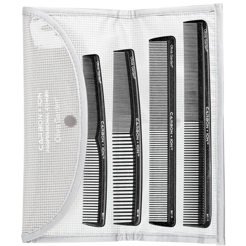 Olivia Garden Carbon + Ion SC-Kämme 4er Set