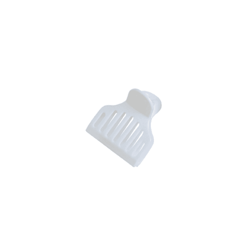 Comair Abteilklammer Plastik Butterfly 6er Btl weiss