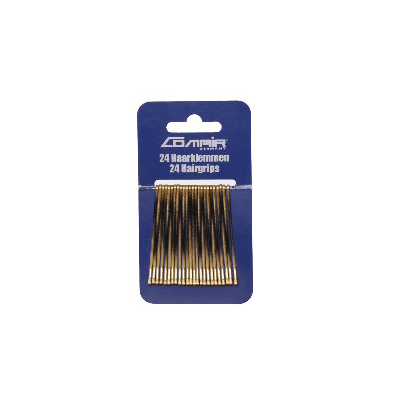 Comair Haarklemmen "Klassik" 24er Karte ca 5,5 cm havanna