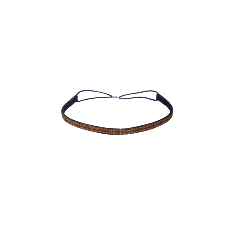 Haarband Bling-Style braun