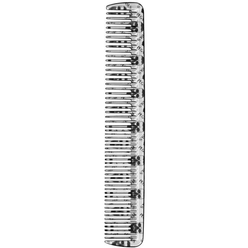 Fripac Pegasus Skulleto 202 silber Haarschneidekamm 18,5 cm