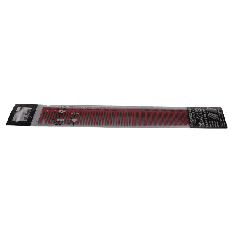 Y.S. Park Schneidekamm G45 rot mit Skala