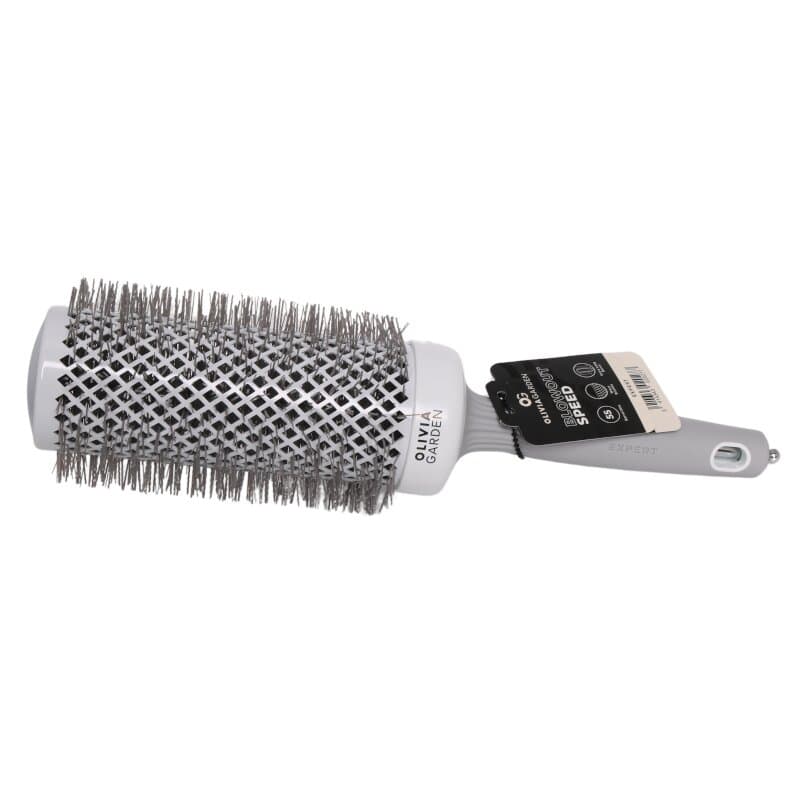 Olivia Garden Expert Blowout Speed Gewellte Borsten Weiß&Grau 55 mm