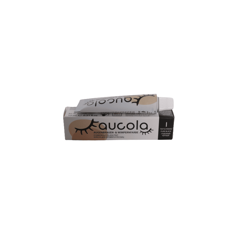 aucola Augenbrauen- und Wimpernfarbe 1 tiefschwarz 15 ml