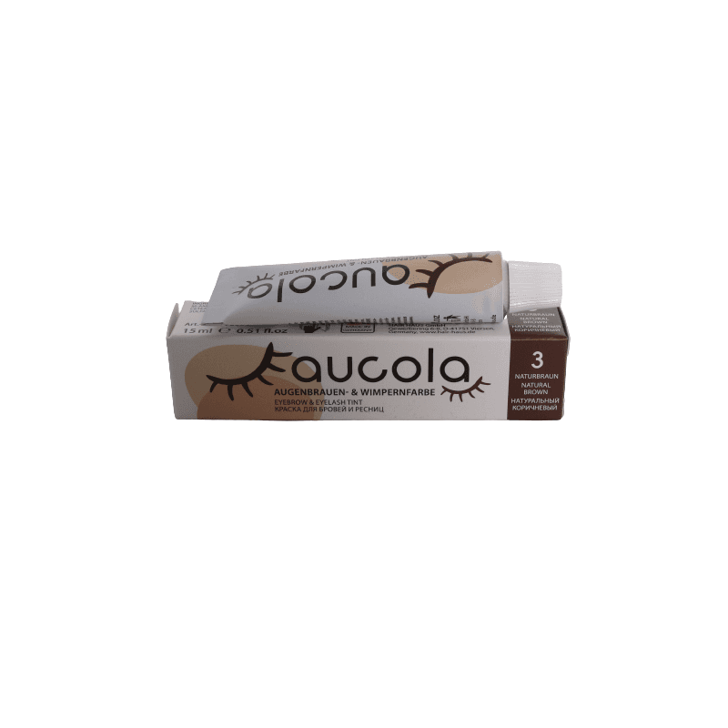 aucola Augenbrauen- und Wimpernfarbe 3 naturbraun 15 ml