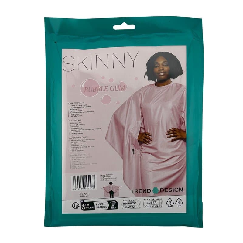 Trend Design Skinny Haarschneideumhang 135x150 cm Bubblegum