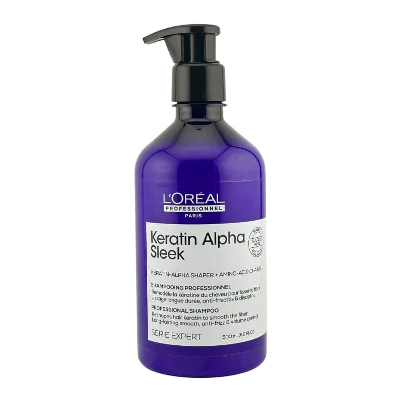 L'Oréal Serie Expert Keratin Alpha Sleek Shampoo 500 ml