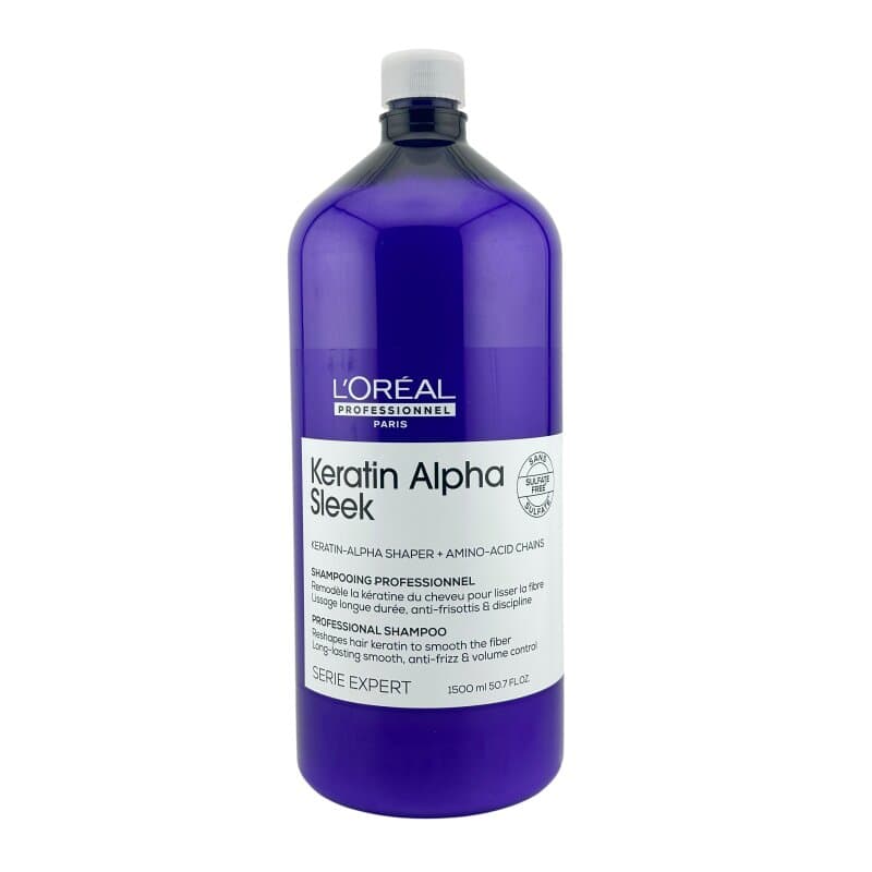 L'Oréal Serie Expert Keratin Alpha Sleek Shampoo 1500 ml