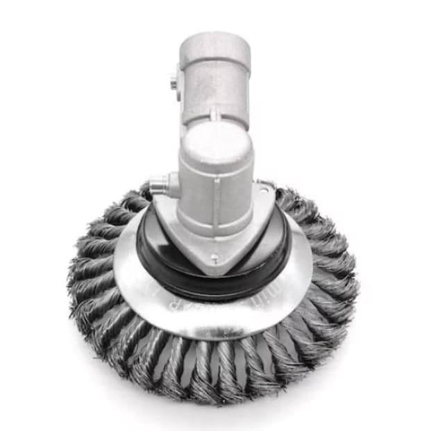 Disc perie din sarma de otel pentru motocoasa de umar Campion Altai CMP0625, diametru 150 mm / 6 inch, pentru curatarea buruienilor si pavajelor