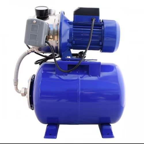 Hidrofor inox Campion AUTOJS100 CMP1215, pompa 1500W (1.5kW), vas expansiune 24L, debit 75L/min, Hmax 52m, aspiratie 9m, 220V, racord 1", IP44