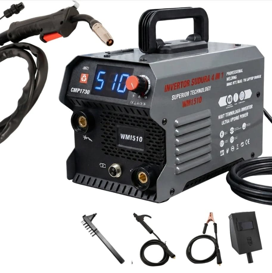 Aparat de sudura tip Invertor cu sarma 510A, MMA/MIG/MAG (TIG LIFT optional) *CABLU SUDURA 2M*, afisaj digital, ventilat, URAL MASH IGBT TEHNOLOGY ULTRA HYBRID POWER, CMP1730