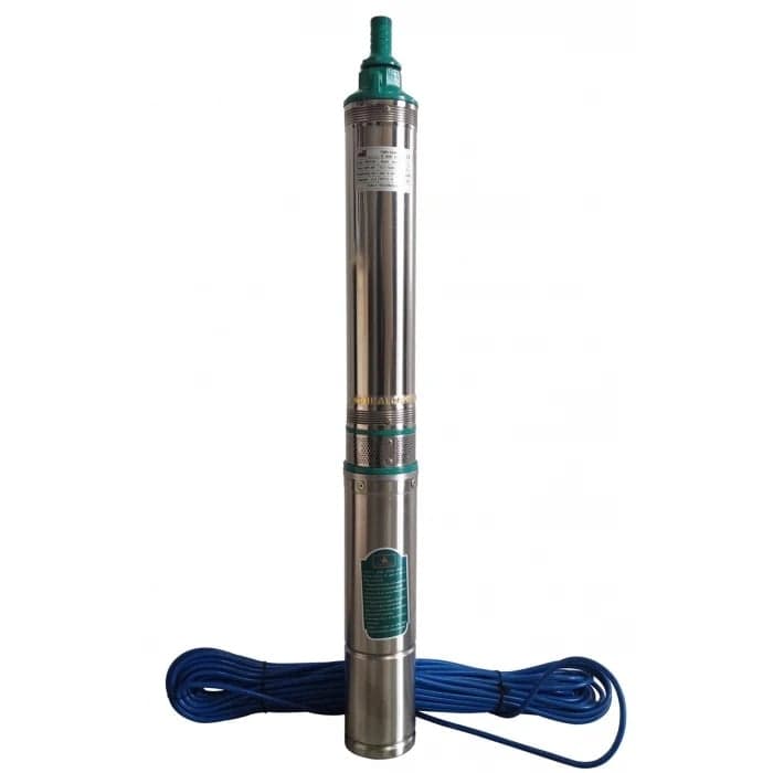 Pompa submersibila de mare adancime ALFA CMP1560, 4QJD2-80/16-2.2, 16 turbine, 2.2kW (3HP), 10.000 l/h, Hmax 160m, cablu 30m, diametru 100mm, racord 1-1.5", 110-220V, bobinaj cupru, inox – contine taxa EEE 35 RON