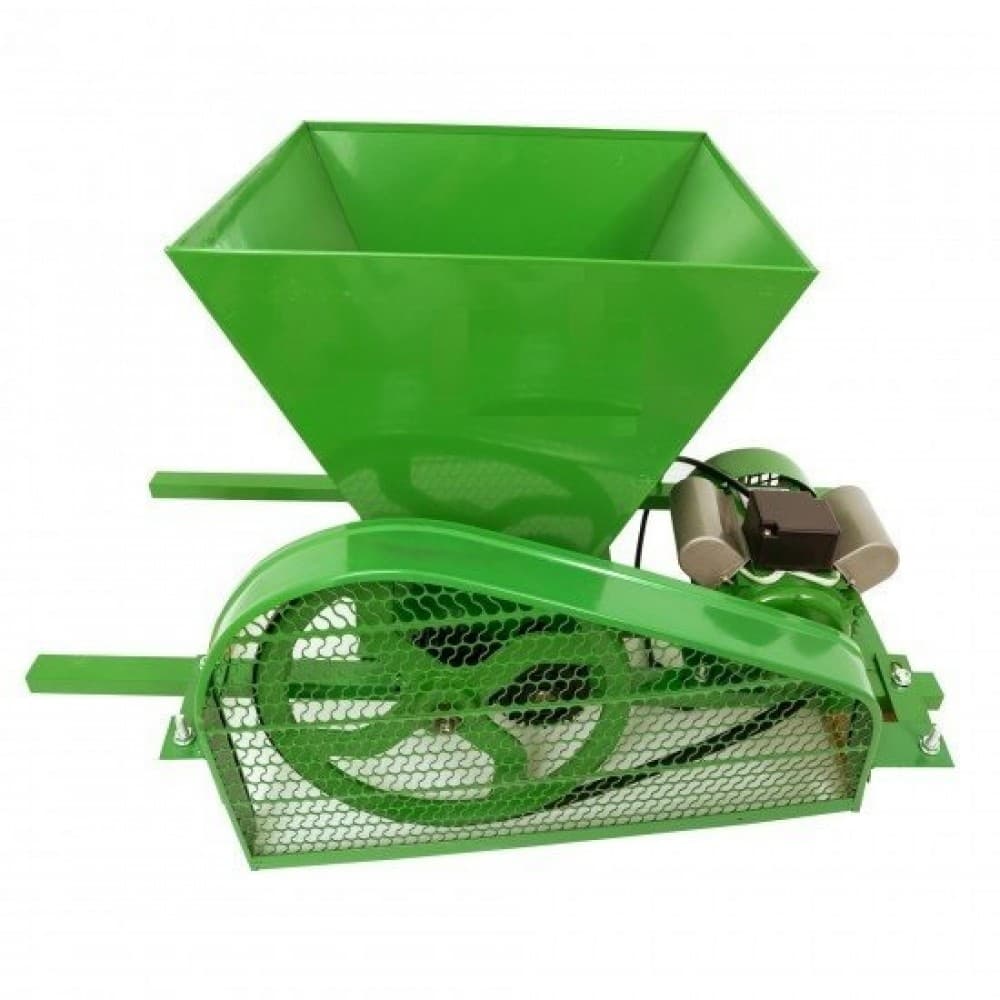 Zdrobitor struguri electric 3000W, 550kg/h, 20kg cuva, 1400rpm, tabla anticoroziva, Craft-Tec MX699
