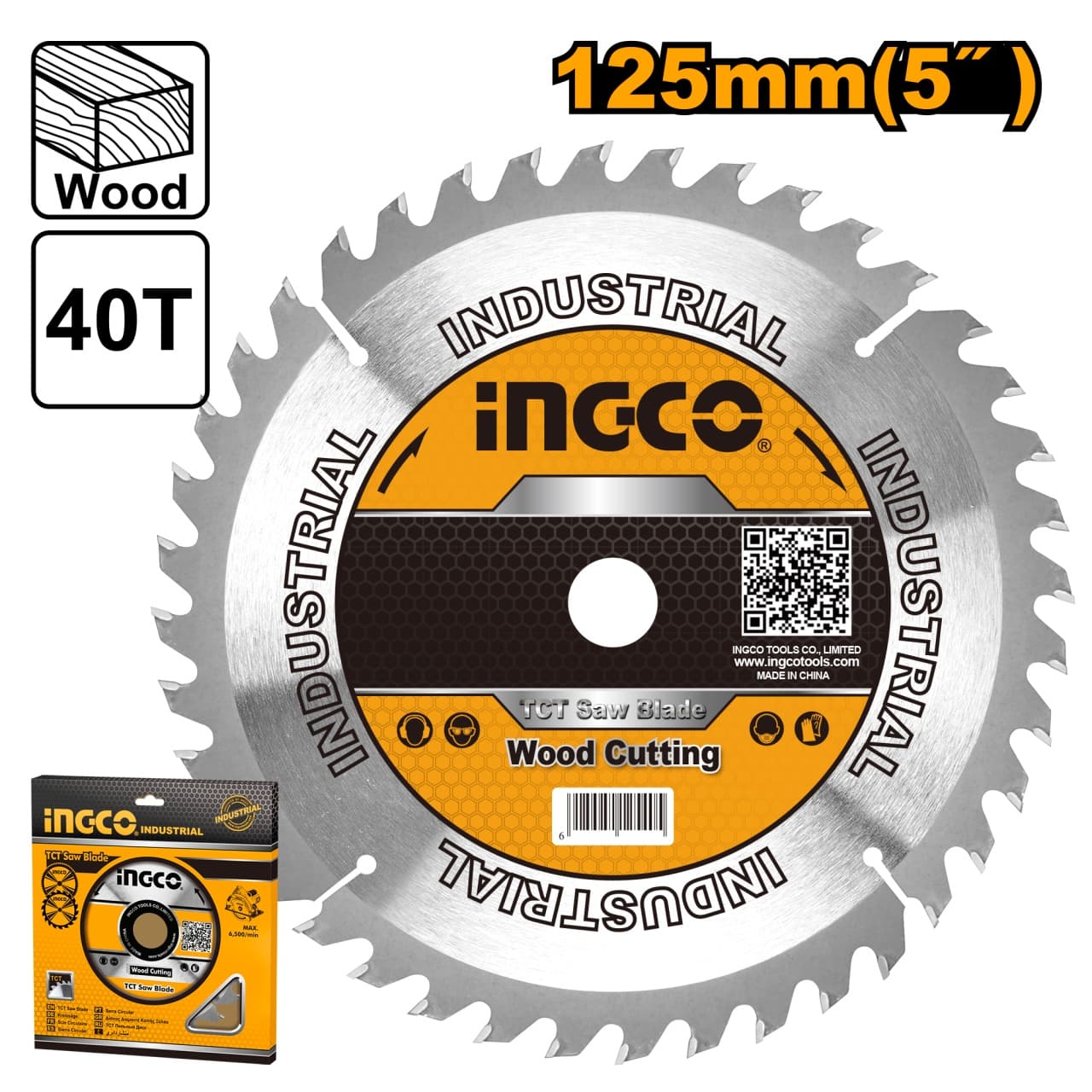 Disc Widia pentru Lemn 235mm 40T INGCO TSB123525