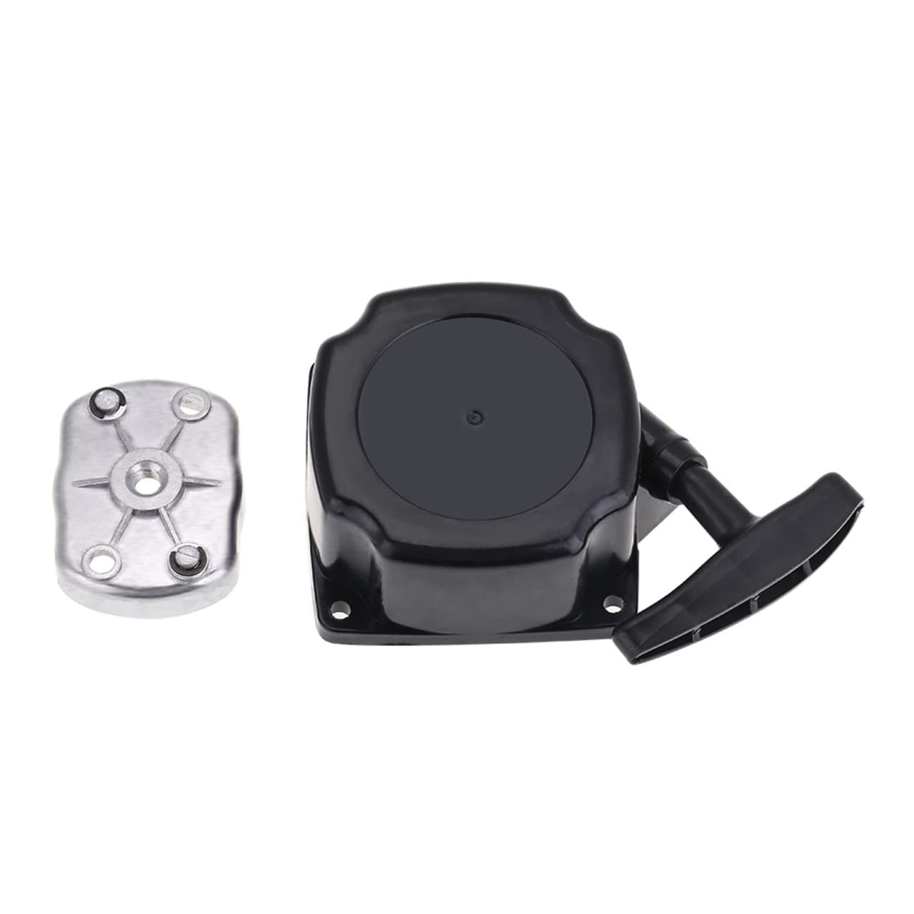 Demaror dublu 4 colturi drepte PROFI negru MTC S CMP1820, compatibil motocoasa, constructie rezistenta