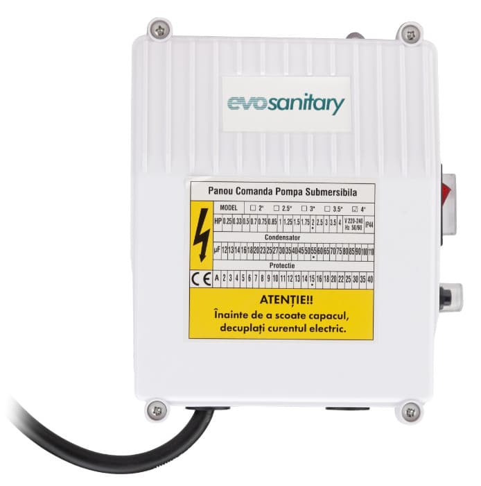 Panou Comanda Pompa apa Submersibila 750 W, Evotools 682181