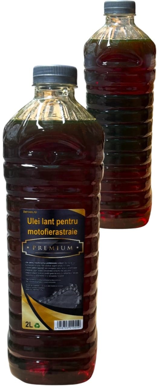 Ulei pentru Ungere Lant Motofierastrau 2L, (drujba) Formula Premium, Aderenta Ridicata, Protectie Antifrecare, Rezistent la Temperaturii Extreme, Pentru Drujbe Profesionale si Hobby