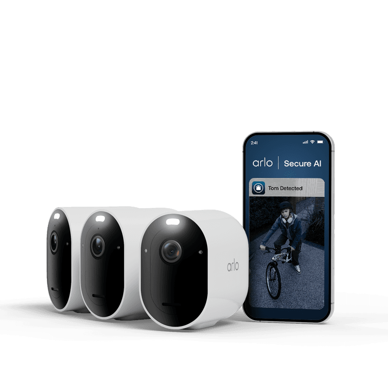 Arlo Pro 6 2K+ Security Camera - 3 Camera Pack