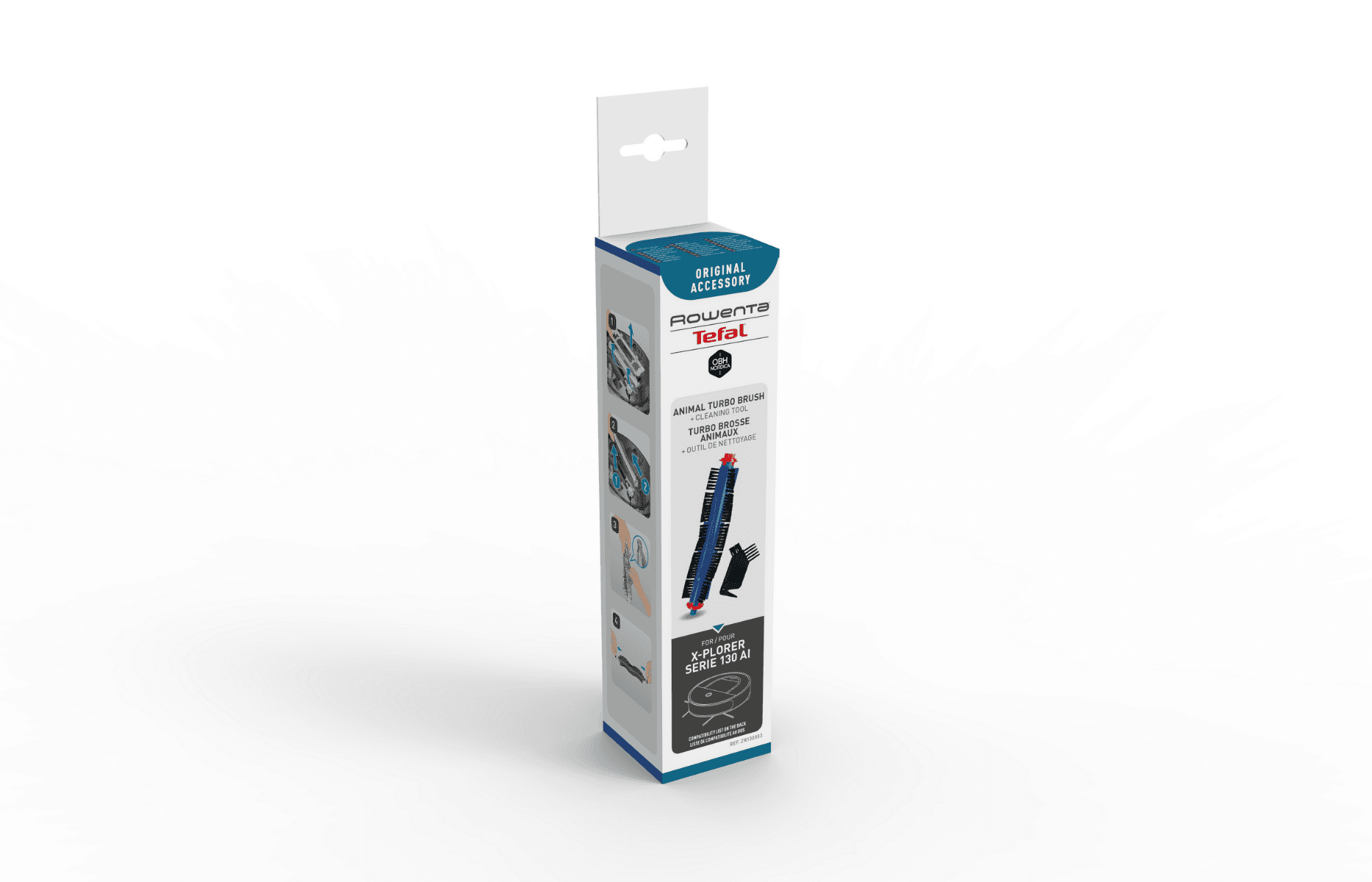 Perie centrala Rowenta ZR130003 Animal Care compatibila cu aspiratorul robot Rowenta X-Plorer S130 AI seriile RR90xx