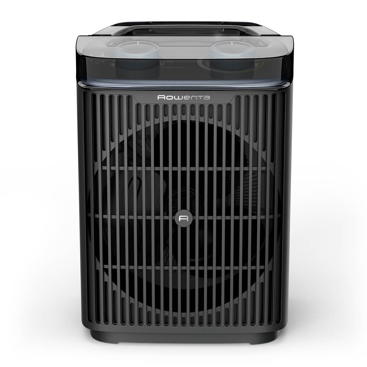 Aeroterma Rowenta Intense Comfort Aqua SO6550F0 2400W mod Eco & Turbo termostat reglabil oprire automata protectie IP 21 maner transport negru