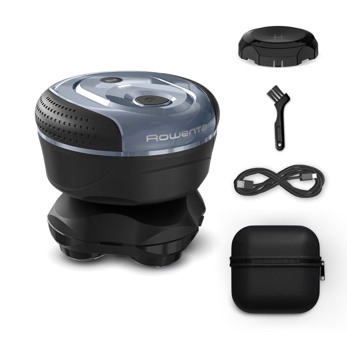 Aparat de ras pentru cap Rowenta Head Shaver TN3110E0 invelis din titan pana la 80 min autonomie precizie de 0.1 mm 7300 rpm tehnologie Wet & Dry