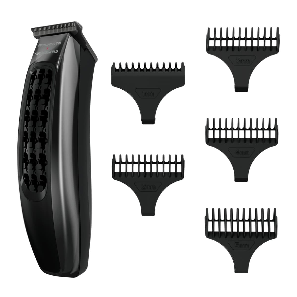 Aparat de tuns Rowenta x Karl Lagerfeld Barber Experience TN185LE0 6500 rpm autonomie 90 min 5 piepteni ficsi lame inox baza de incarcare indica