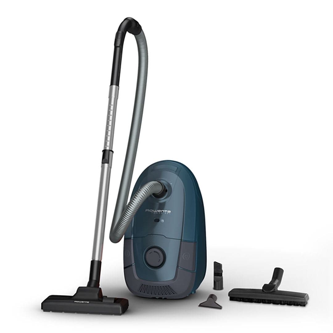 Aspirator cu sac Rowenta Power XXL RO3125EA 450W Hygene+ indicator umplere sac 8.8m 4.5L albastru închis