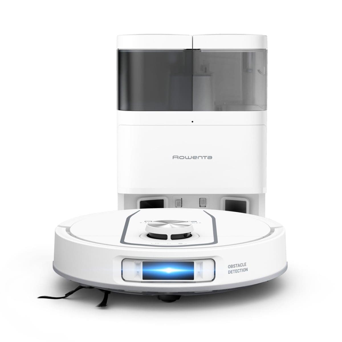 Aspirator robot Rowenta X-Plorer Serie 580 Max RR9547E0 aspirator si mop autonomie 120 min recipient praf 0.3L statie de incarcare golire praf si