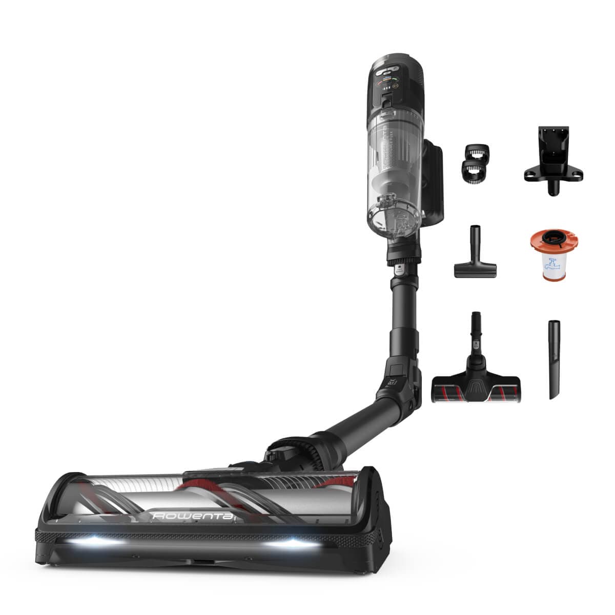 Aspirator vertical fără fir Rowenta X-Force Flex 12.60 Neo Complete RH9L55E0 150 air watts autonomie de până la 60 min recipient praf 0.65L il