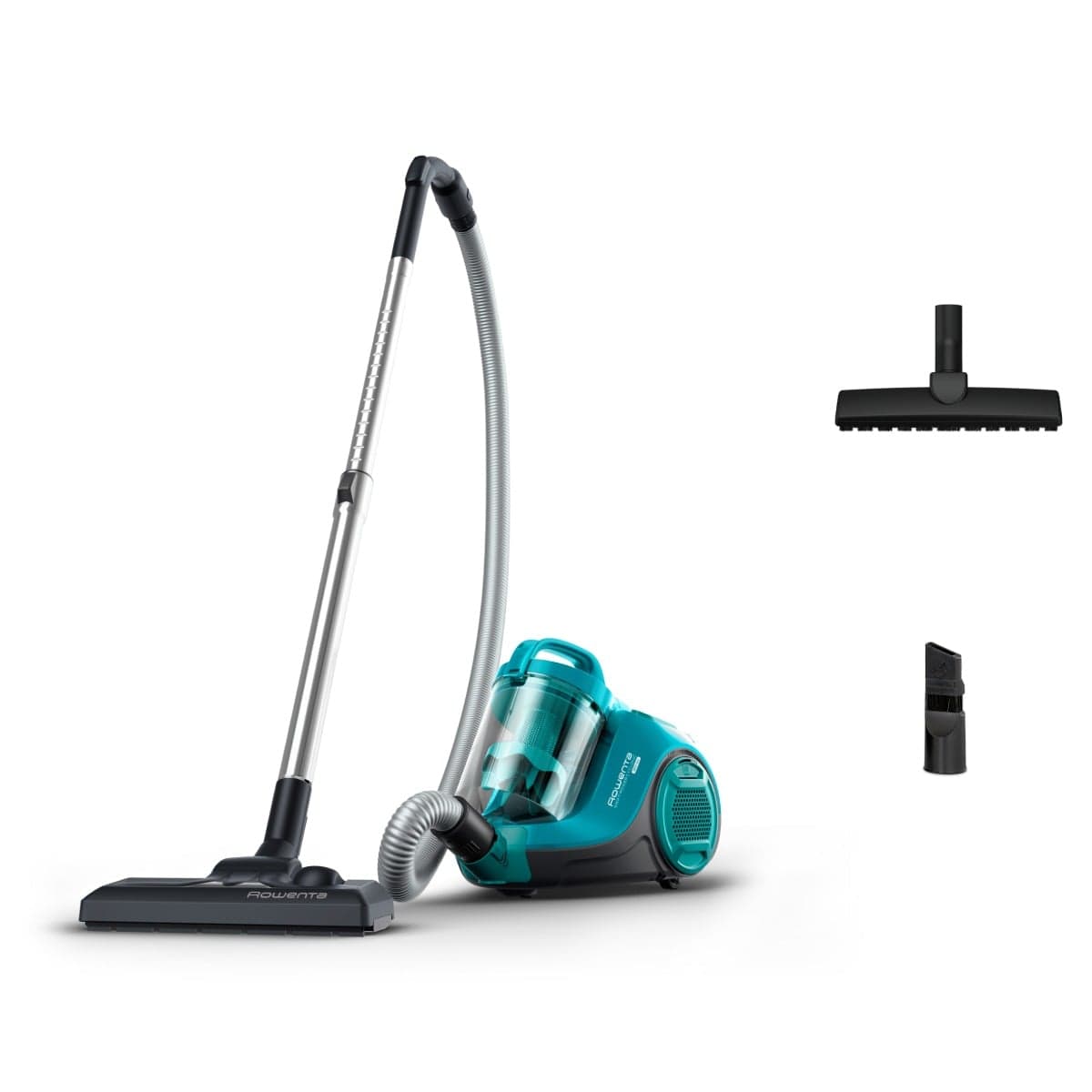 Aspirator fară sac Rowenta Swift Power Cyclonic RO2932EA 750 W 3 niveluri de filtrare Tehnologie Effiwatts suprafata de acoperire 7.2m negru