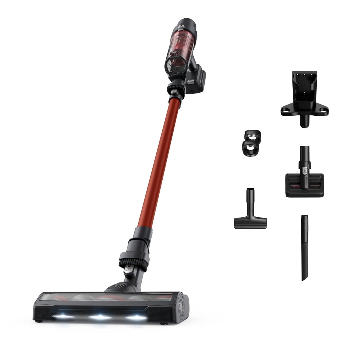 Aspirator vertical Rowenta X-Pert 7.60 RH6A73WO 140 W autonomie pana la 45 minute perie cu iluminare LED statie de incarcare cu suport accesorii