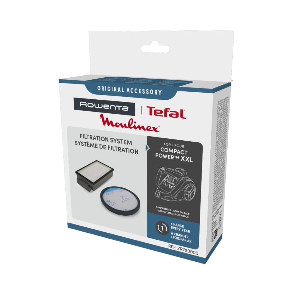 Kit 2 filtre Rowenta ZR780000 compatibile cu aspiratoarele Rowenta Compact Power XXL seriile RO48xx