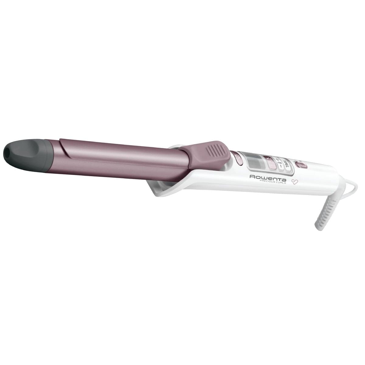 Ondulator de păr Rowenta Premium Care Precious Curls CF3460F0 8 trepte de temperatură 130 - 200 °C Cronometru Cashmere Keratin alb