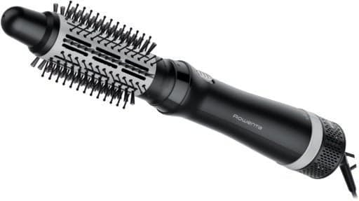Perie cu aer cald Express Style CF6320F0 3 accesorii cablu rotativ 360° negru & argintiu