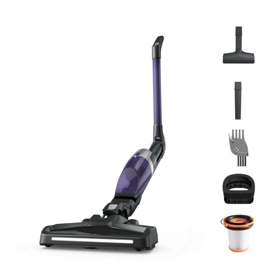 Aspirator vertical Rowenta X-TREM Compact 2 in 1 RH1238WO 145W Tehnologie Flex in doua pozitii autonomie 40 minute timp incarcare 4h cap de aspir
