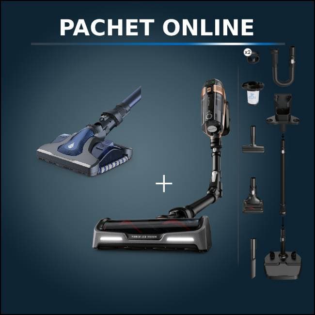 Pachet PROMO Aspirator vertical fara fir X-Force Flex15.60 RH99F1WO si Cap de aspirare Aqua ZR009600