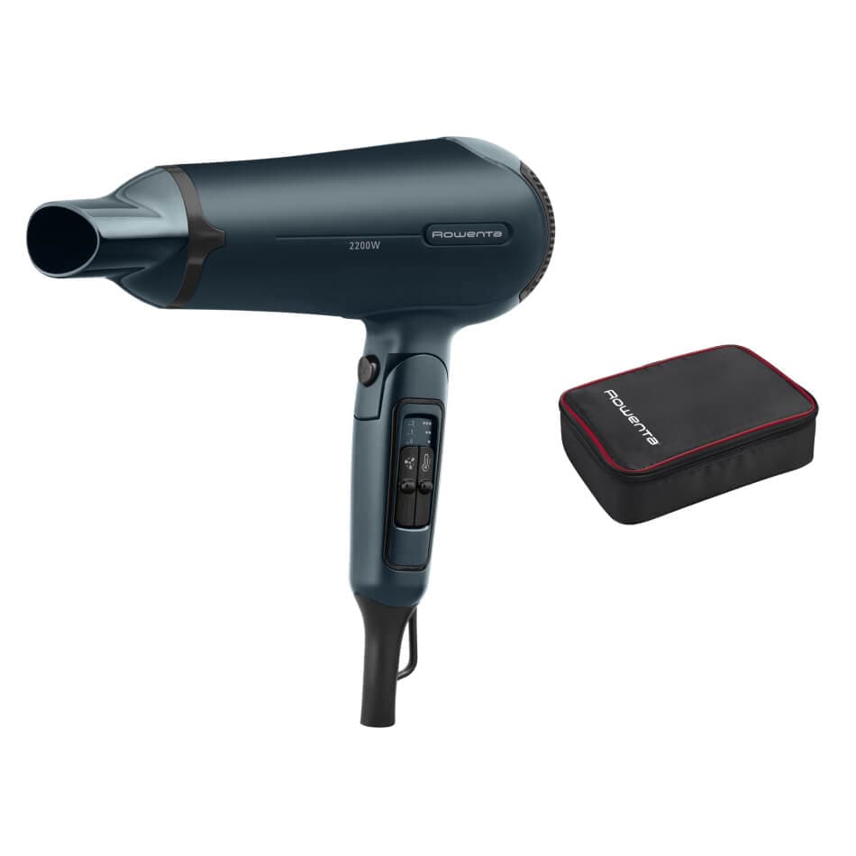 Uscator de par pliabil Rowenta Nomad CV4753F1 2200W 3 setari de temperatura 2 trepte de viteza functie aer rece inel de agatare grilaj detasabil