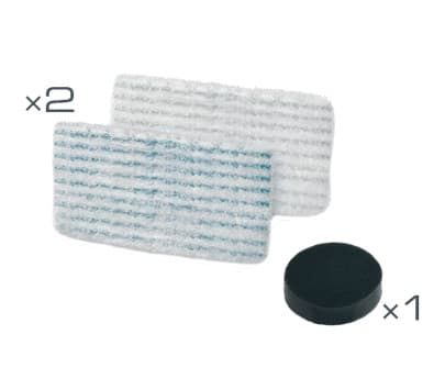 Kit Rowenta ZR005804 cu 2 mopuri si filtru de spuma compatibil cu gama de aspiratoare cu abur Rowenta Clean & Steam seriile RY85xx RY75xx si RY77xx